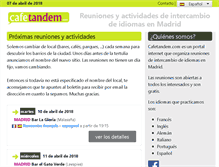 Tablet Screenshot of cafetandem.com